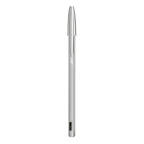 BIC wielokrotnego napełniania CRISTAL metalowy długopis RE-NEW 1 mm czarny z wkładem 2 wybierz kartolerie tititiana