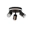 3 Black Aluminum Lampshade-r