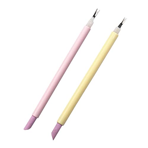 minkissy Garfo De Remoção De Cutícula 6 Peças Ferramentas De Manicure Aparador De Cutícula Garfo De