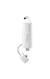 iHome 2,600 mAh PowerBar with Built In Lightning and Micro USB Cable - Retail Packaging - White