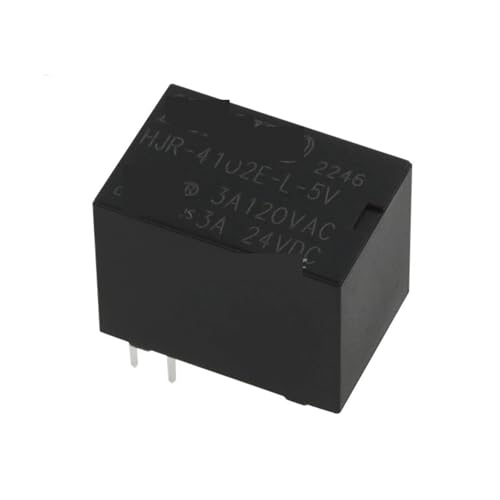 Relais HJR-4102E-L-5V 3A micro relais de signal 5 broches circuit imprimé PCB 5V
