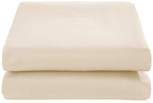 Bumblebee Lenzuolo Percalle Lusso Sand 180 x 200 x 40 cm cotone beige