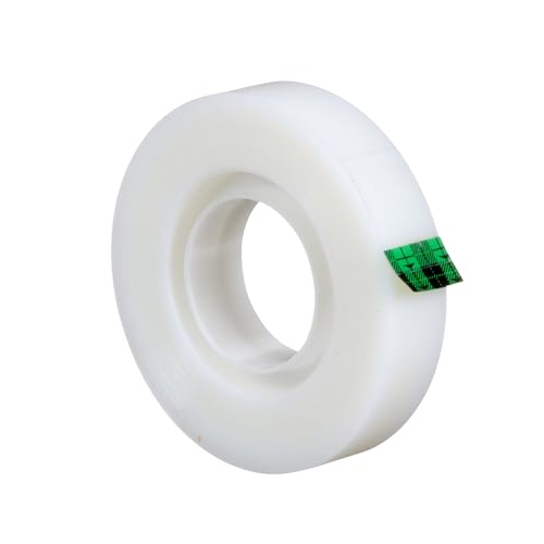 Scotch Magic Tape - 1 Rolle, 12 mm x 33 m - Unsichtbares Klebeband für allgemeine Zwecke zur Reparatur, Etikettierung und Versiegelung von Dokumenten