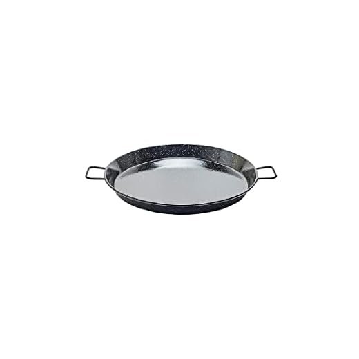 Garcima Forma de paella de aço esmaltado de 46 cm (18 polegadas), 46 cm