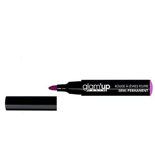 Glam'Up Paris - Marcador de Labios - No Transfiere - Efecto Tatuaje Natural - Ultra Larga Duración - Nº 7 - Blossom