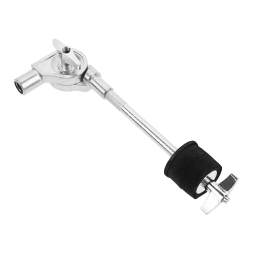 Toddmomy Cymbal Holder Connecting Rod Drum Accessory Parts Support Cymbal Holder Extension Cymbal Boom Arm Holder Cymbal Stacker Mount Cymbal Stacker Attachment Clamps Multiple Metal Silver