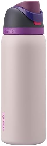 Owala FreeSip Insulated Stainless Steel Water Bottle with Straw for Sports, Travel, and School BPA-Free Sports Water Bottle, 32 oz, Dreamy Field