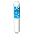 AQUA CREST 5KDC-F Replacement Filter for 5KDC Under Sink Water Filter System, Reduces PFAS, PFOA/PFOS, Chlorine, NSF/ANSI Tested 5K Gallons Ultra High Capacity (No Tube)