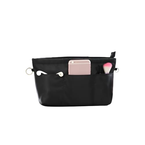 [koulaya]���� �i�C������ ���C�N�o�b�O ���ϕi���[ �n���h�o�b�O�C���i�[ �|��`�f�U�C�� ���@�\�|�P�b�g ������ꐮ�� �j�����p �R���p�N�g �� �G�N�X�g���X���[���i�ꕔ����21.5cm�A�ꕔ��8cm�A����17cm�A�o�b�O�J��