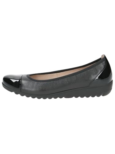 CAPRICE Women's Closed Ballet Flats Wedge3