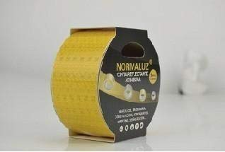 Normaluz C80952 - Cinta Adhesiva Reflectante Cinta Balizamiento 5 Cm X 5M Con Cte, Ripci