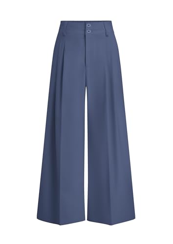 Image of PRETTYGARDEN Women's High Waisted Wide Leg Dress Pants