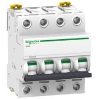 Schneider Electric a9 °F95425 Acti 9 Curved, K, ic60l Circuit Breaker 4P, 85 mm height 72 mm width x 78.5 x Depth, 25 A - Image 3
