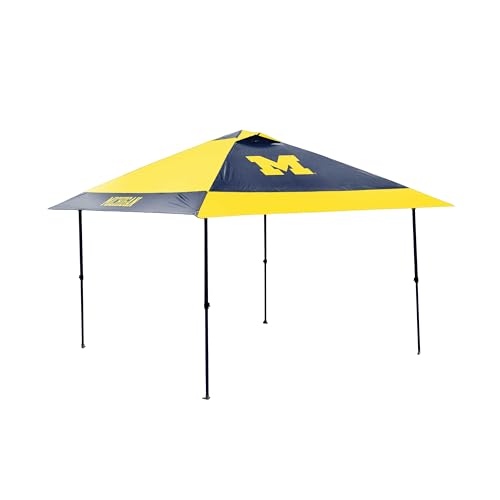 Logo Brands NCAA Michigan Wolverines 12x12 Solo Up Canopy...