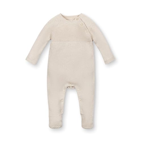 Hope & Henry Organic Raglan Footed Sweater Romper