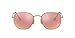 Produktbild Ray-Ban Unisex Rb 3548n Sonnenbrille, Gold (Gestell: Gold,Gläser: Kupfer 001/Z2), Small (Herstellergröße: 48)
