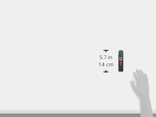 AmazonCommercial Laser 50m Distance Meter with level vial, Fast Measurement Ability of Outdoor Space