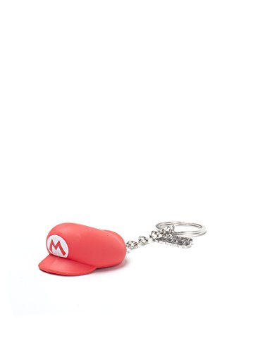 Bioworld Unisex adulto PORTE-CLES BOITE MARIO HAT 3D Llavero , Multicolor, 21 cm