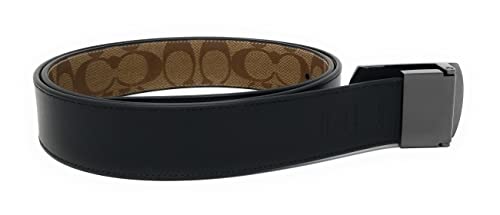 Coach Men's Plaque Buckle Cut To Size Reversible Belt, 38 Mm #TOP3
