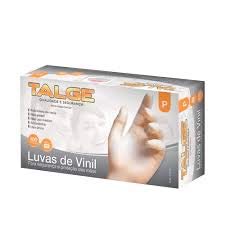 Talge Luva Vinil P Cp 100Unid, Talge