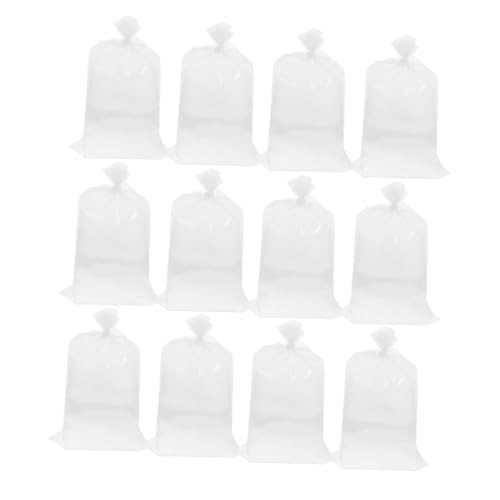 HAKIDZEL 100pcs Clear Cotton Candy Bags Versatile Transparent Packaging for Cotton Candy Snacks and Treats Easy to Use Lightweight for Special Occasions and Events