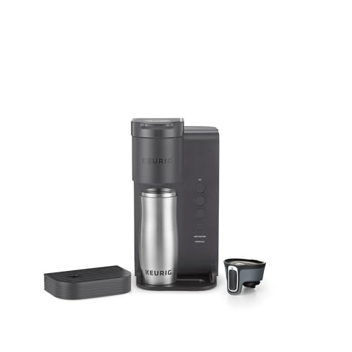 Keurig K-Express Essentials Matte Gray Single-Serve K-Cup Pod Coffee Maker | The Strong Brew button for bold, Endless options for festive sipping - image 8