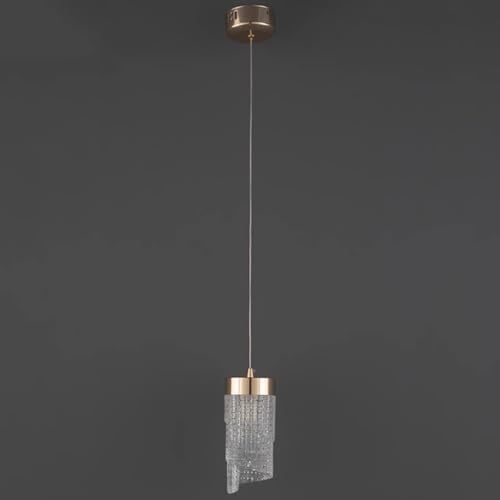 Hauteur pendante de chevet chambre lustre suspendu or moderne pour cuisine