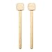 ERINGOGO 2pcs Wool Felt Drumstick Wood Handles Drum Stick Felt Head Drum Sticks Tenor Drum Sticks Wool Felt Head Bass Drumsticks Percussion Drum Pad Machine Drum Heads 7a Nose Snare Drum