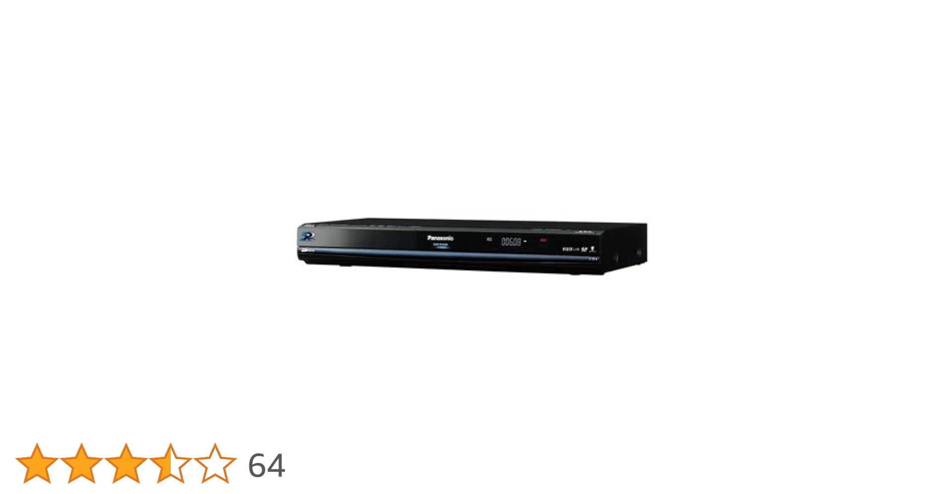 Amazon | Panasonic 500GB 2チューナー ブルーレイレコーダー ブラック