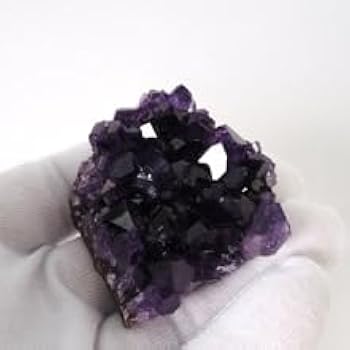 絶品☆濃紫の煌めき☆レインボー☆アメジストクラスターパワーストーン天然石A339 絶品☆濃紫の煌めき☆レインボー☆アメジストクラスター
