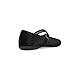PAYMA - Damen Mary Janes aus Samt. Flache Ballerinas, Casual Sandalen, Bequeme Maryjane Schuhe Schnallenverschluss. Farbe: Schwarz, Größe: EU 38