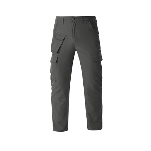 Men's Tactical Pants Utility Flex Cargo Pant Classic-Fit Water Resistant Work Lightweight Hiking Trousers, M-3XL3