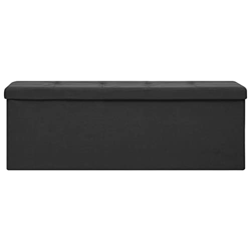 Banc pliable gain de place avec coffre de rangement 110cm