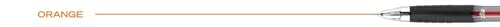 Image of uniball 207 Retractable Gel Pen, Medium Point (0.7mm), Orange Ink, 6 Pens