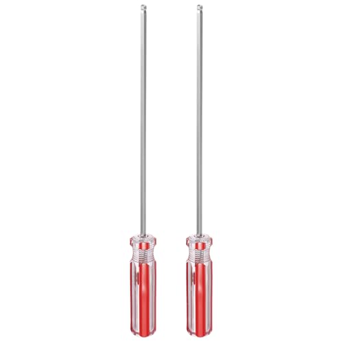 HARFINGTON Ball Hand Hex Screwdriver Magnetic Ball End 3mm x 120mm 2 Pcs
