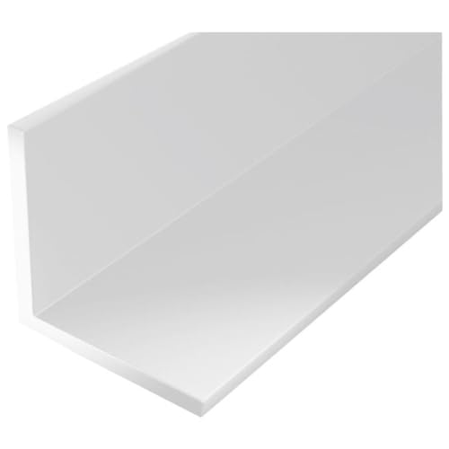 Alberts 479336 Winkelprofil | Kunststoff, weiß | 2000 x 20 x 20 mm