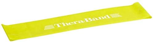 THERABAND Band Loop Yellow| 12 INCHES| Light| Beginner|Lower Pilates, Crossfit, Yoga, Toning, Stretching, Physical Therapy, Strength Training Without Weights, Portable Fitness, and CORE Fitness (B08P87QKZY) Amazon Price History, Amazon Price Tracker