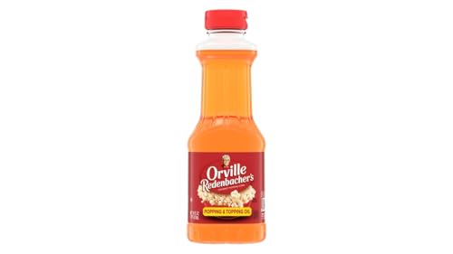 Orville Redenbacher's Popcorn Oil, Butter Flavor, Movie Night Supplies, 16 fl oz.