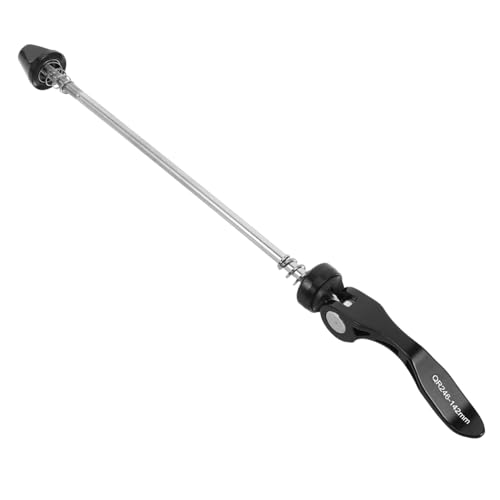 EXQUIMEUBLE 山地ロードバイク用拡張クイックリリーススキュワー 軽量スチール製 高精製造 耐久性と迅速対応 リア フロントホイール適合