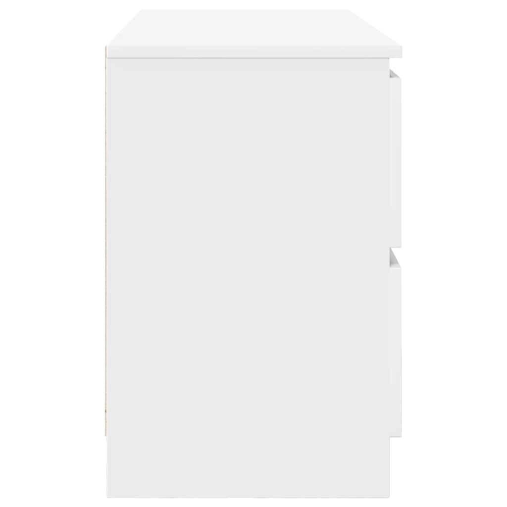 vidaXL Mobile Porta TV Bianco 100x35x54 cm in Legno Multistrato