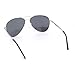 SA106 Airforce Mens Oversize Classic Officer Metal Rim Pilot Sunglasses Silver Mirror