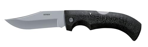 Gerber Gear Gator Pocket Knife - 3.76" Plain Edge Folding Knife - EDC Gear and Equipment - Stainless Steel