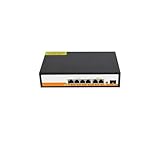 Interrupteurs industriels OSHZIKJII Commutateur Ethernet Gigabit PO//E RJ45 7 Ports SF.p avec Liaison Montante 802.3af/at Non gérée(Switch with e/*u Plug)
