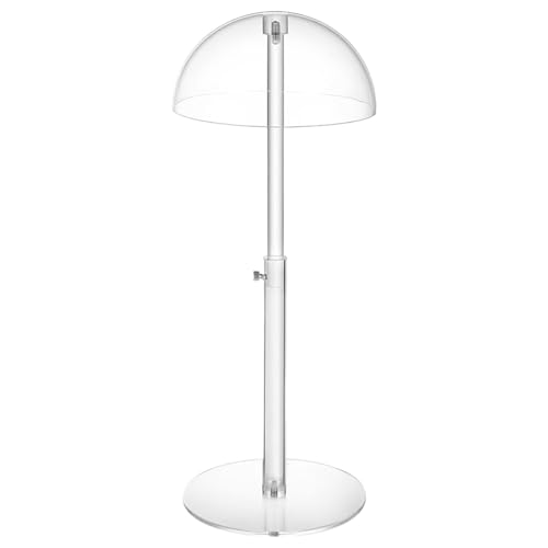 Rangement bijoux acrylique transparent porte-chapeau réglable dôme - 2