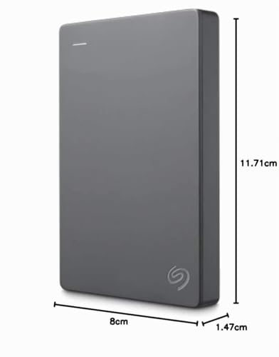 Seagate Basic, 1 To, Disque Dur Externe 2, 5", USB 3.0, PC portable, Gris (STJL1000400)