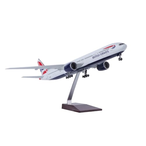 Modelo de avión para regalo réplica de 47 cm Boeing 777 British Airways coleccionistas