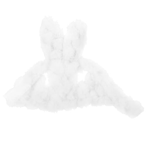 Happyyami Pet Hat for Small Animals Warm Plush Headgear Adorable Bunny Ears for Hamsters Kittens and Great for Christmas Parties and Photoshoots