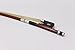 YoungMonic 3/4 Upright Double Bass Bow for String Bass Bows Germany French style Natual Mongolia bow hair ebony frog pearl inlay