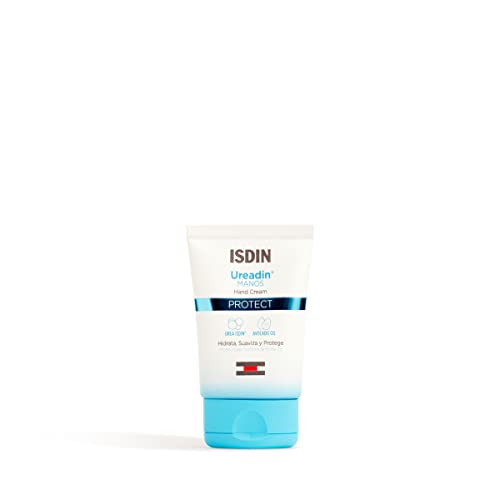 ISDIN Ureadin Crema Hidratante de Manos Protectora con Urea al 2,5 por ciento, Hidrata y refuerza la barrera cutánea, Fresco, Negro, 50 ml (Paquete de 1)