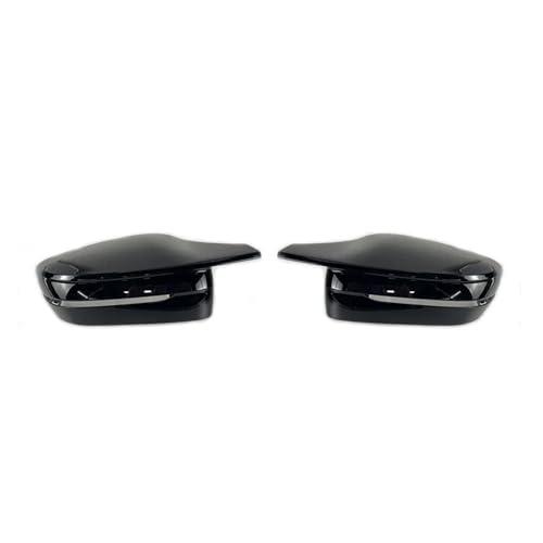 Coque de rétroviseur noir pour BMW G20 G30 G11 RHD, finition élégante de style carbone